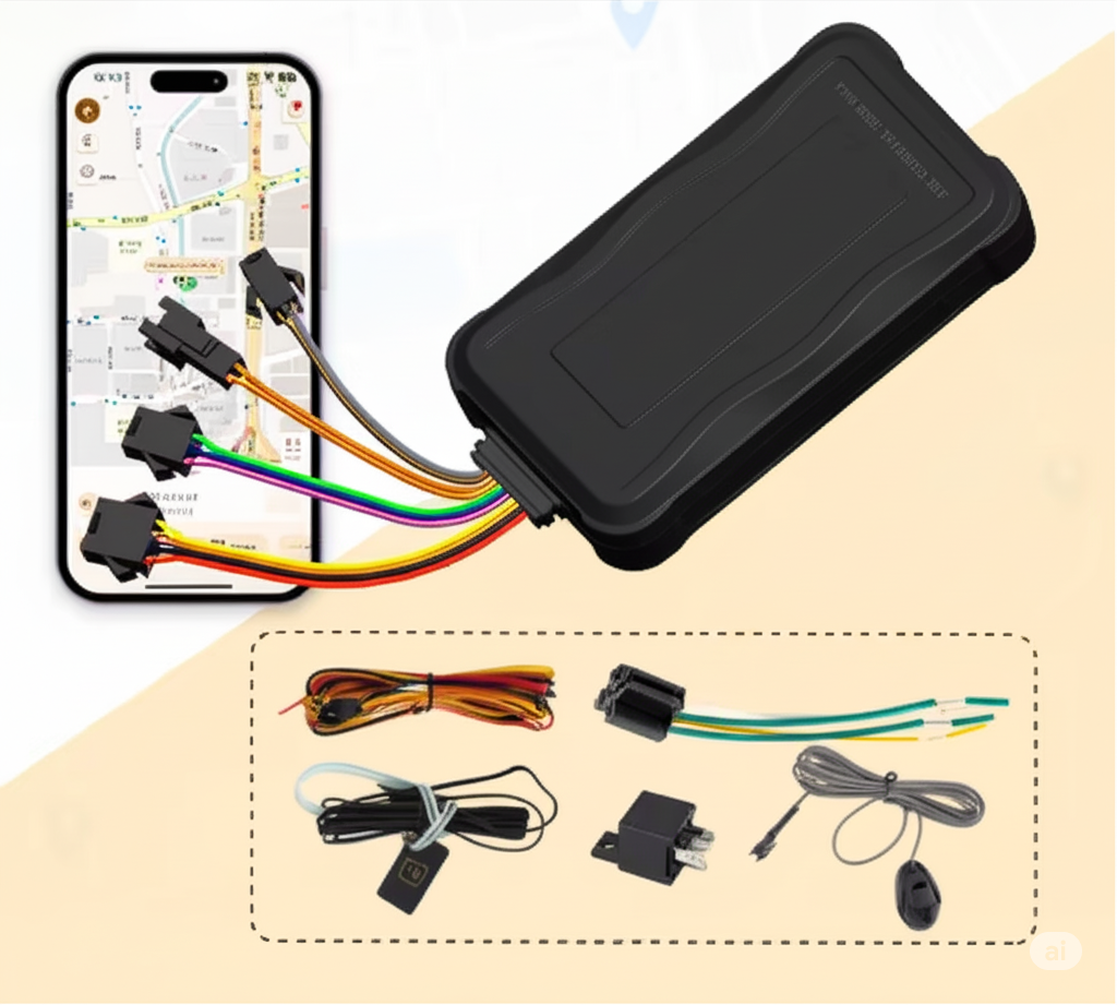 Rastreador Veicular GPS MV208: Monitore Seu Carro e Moto em Tempo Real, Instalação Fácil, App Gratuito e Bateria de Backup 450mAh.