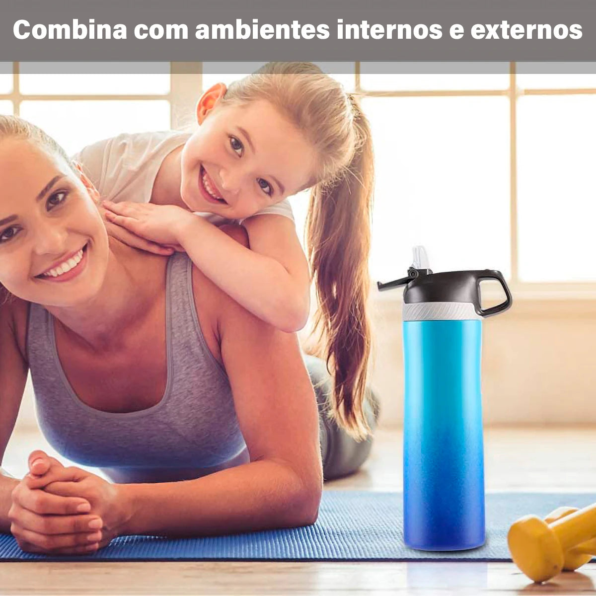 FEIJIAN 316 Stainless Steel Thermal Water Bottle, Multicolor Gradual Water Bottle, Vacuum Insulation For Fitness, Fashion