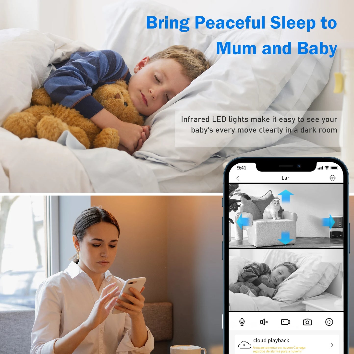 Baba Electronica, Com Wifi, Webcam, Mini Camera, 360 Camera