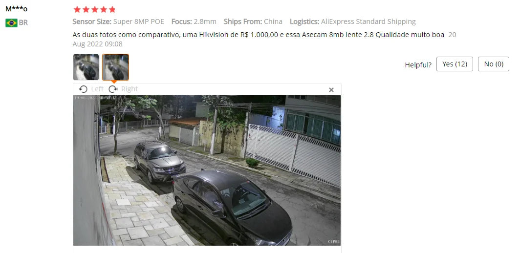 4K 8MP IP Camera Audio Outdoor POE H.265 Onvif Wide Angle 2.8mm AI Color Night Vision Home CCTV Surveillance Camera