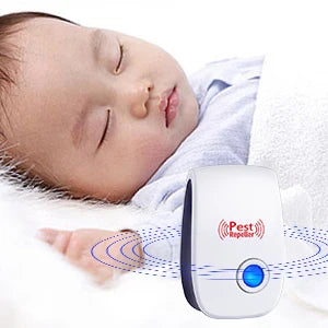 1Pc Ultrasonic Pest Repeller Plug in Pest Repellent Indoor for Flea Insects Mosquitoes Rats Mice Spiders Ants Roaches Bugs