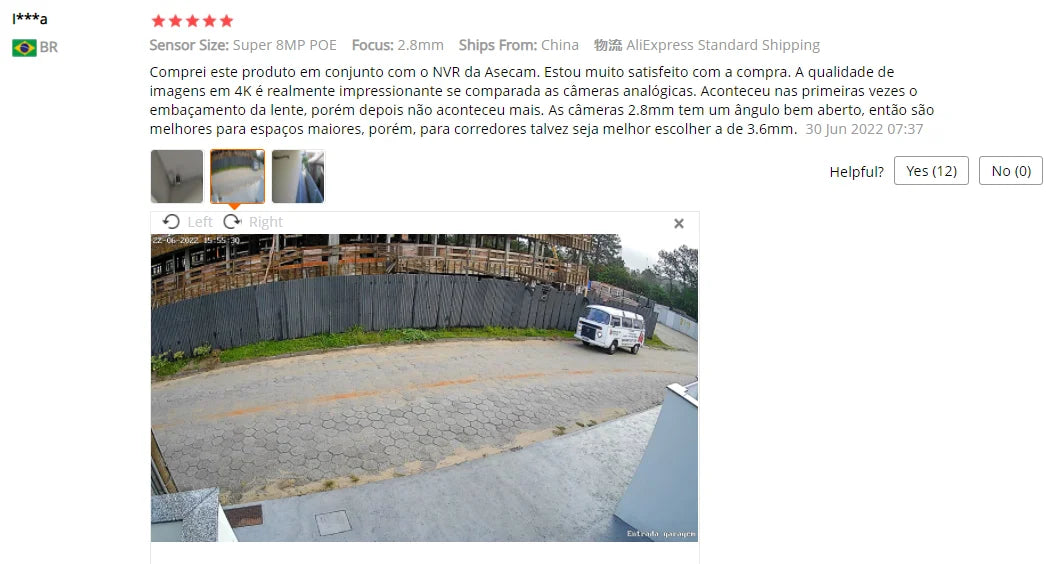 4K 8MP IP Camera Audio Outdoor POE H.265 Onvif Wide Angle 2.8mm AI Color Night Vision Home CCTV Surveillance Camera